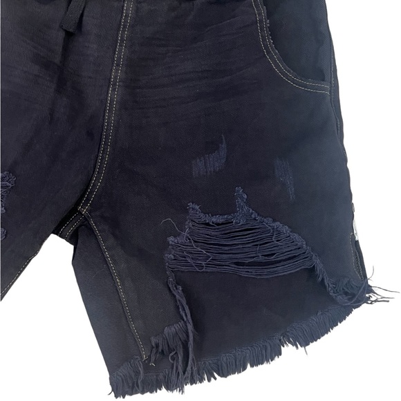 One Teaspoon Shabby Black Drawstring Shorts NWT - Picture 5 of 10